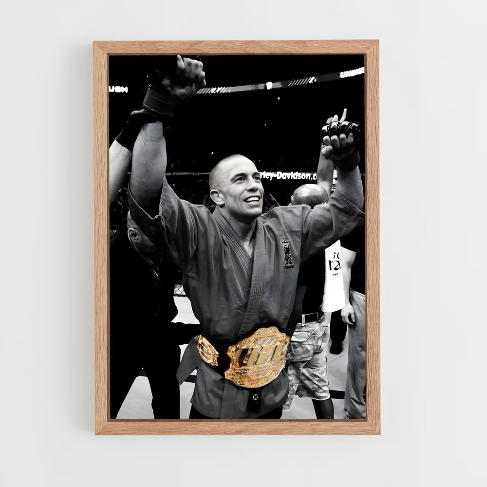 Poster Ceinture d'Or – affiche MMA (vue 4)